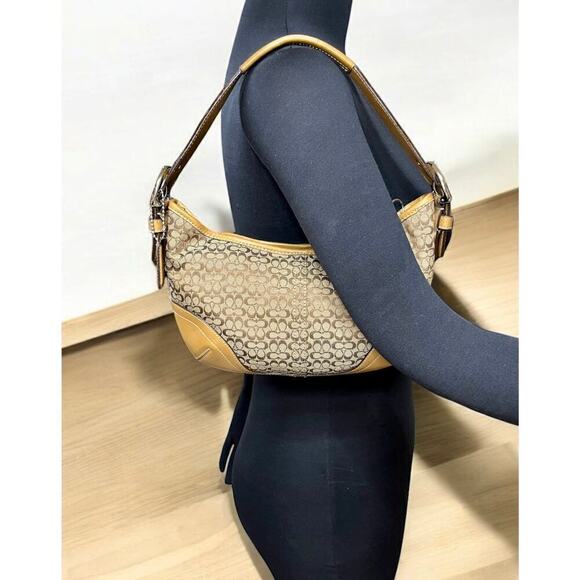 Vintage Coach 6351 Soho Mini Signature Small Hobo Bag - Picture 8 of 12